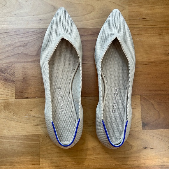 Rothy’s The Point in Ecru - Picture 1 of 6